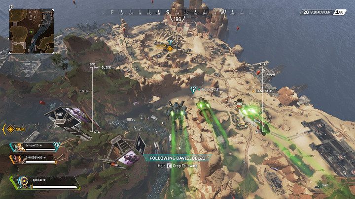 Apex Legends çok ilginç bir iniş sistemi içeriyor - Apex Legends için başlangıç ipuçları - Başlangıç ipuçları - Apex Legends Kılavuzu