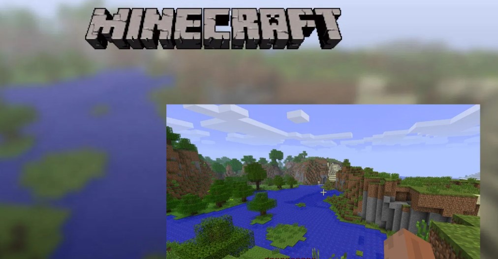 minecraft başlık ekranı