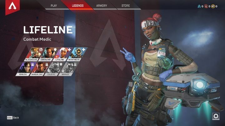 Şu anda oyun sekiz karakter sunuyor - Apex Legends için başlangıç ipuçları - Başlangıç ipuçları - Apex Legends Kılavuzu